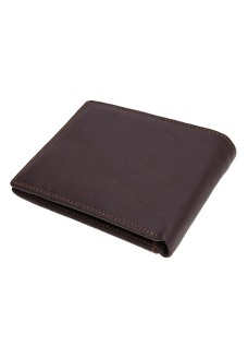 Мужской кожаный кошелёк JZ SB-JZK1206-brown