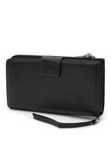 Чоловічий шкіряний гаманець клатч JZ SB-JZK18809bl-чорний