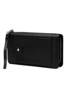 Чоловічий шкіряний гаманець клатч JZ SB-JZK17m-168-black