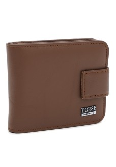 Чоловічий шкіряний гаманець JZ Horse SB-JZK1029l-коричневий
