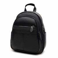 Женский кожаный рюкзак JZ SB-JZK11080-black