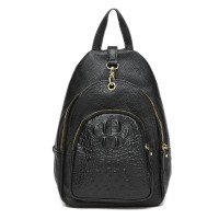 Женский кожаный рюкзак JZ SB-JZK1315-black