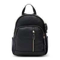 Женский кожаный рюкзак JZ SB-JZK1167bl-black