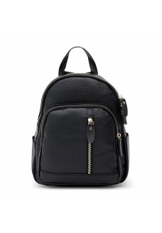 Женский кожаный рюкзак JZ SB-JZK1167bl-black