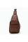 Модная и практичная шкіряна сумка-слінг JZ SB-JZk1223abr-brown для чоловіка на кожен день
