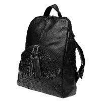 Женский кожаный рюкзак JZ SB-JZK1152-black