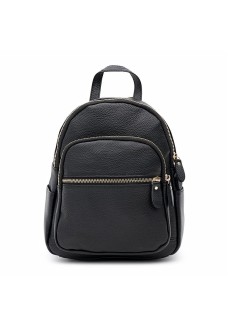 Жіночий шкіряний рюкзак JZ SB-JZK1172bl-чорний