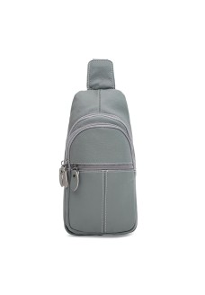 Кожаный рюкзак JZ SB-JZK16615gr-gray