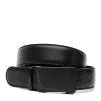 Ремень мужской кожаный автомат 120х3,5 JZ SB-JZV1GKX28-black