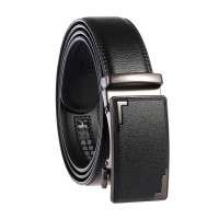 Ремень мужской кожаный 115-125x3.5 JZ SB-JZCV1587-1-black