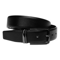 Ремень мужской кожаный 115-125x3.4 JZ SB-JZv1n067-4-black