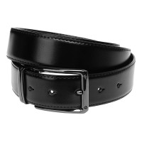 Ремінь чоловічий шкіряний двосторонній 115-125x3.4 JZ SB-JZv1n060-1-black