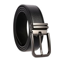 Ремень мужской кожаный 115-125x3.4 JZ SB-JZCV1622-3-black