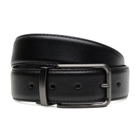 Ремень мужской кожаный JZ SB-JZC135-4090-3 Черный