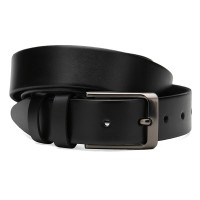 Ремень мужской кожаный батал 130-150x3.5 JZ SB-JZCv1gnn19-black