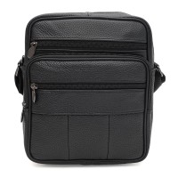 Мужская сумка кожаная JZ SB-JZK18360bl-black