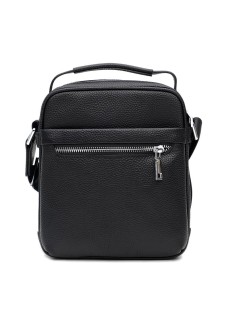 Мужская сумка кожаная с ручкой JZ SB-JZK16607а-black