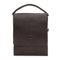 Мужская сумка кожаная с ручкой JZ SB-JZT1tr0020br-brown