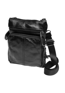 Мужская кожаная сумка через плечо JZ SB-JZK1701-black
