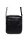 Шкіряна сумка через плече19х21 Borsa Leather SO-10m223-black(21424)