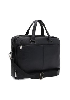 Мужская сумка кожаная JZ SB-JZK166442bl-black