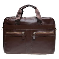 Мужская сумка кожаная JZ SB-JZK11120-brown