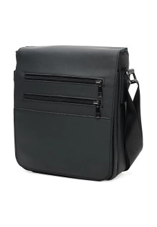 Мужская сумка кожаная JZ SB-JZK1505bl-black