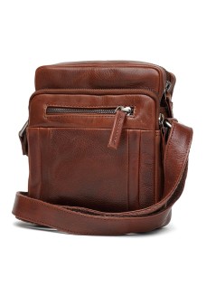 Мужская кожаная сумка премиум качества JZ SB-JZ1FSL-931-brown