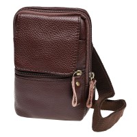 Мужская сумка кожаная JZ SB-JZK11024-brown