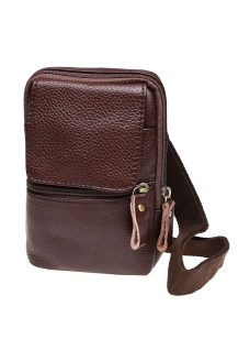 Мужская сумка кожаная JZ SB-JZK11024-brown
