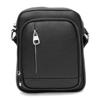 Чоловіча шкіряна сумка преміум якості JZ SB-JZK13021-1bl-black