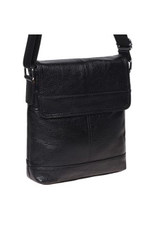 Мужская кожаная сумка формата А5 JZ SB-JZK13822-black