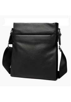 Мужская кожаная сумка через плечо JZ SB-JZk18850-black