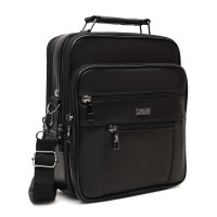 Мужская сумка кожаная с ручкой JZ SB-JZT13B.ZİK-black