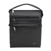 Чоловіча шкіряна сумка з ручкою JZ SB-JZT1tr0025bl-black