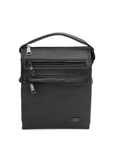 Мужская сумка кожаная с ручкой JZ SB-JZT1tr0025bl-black