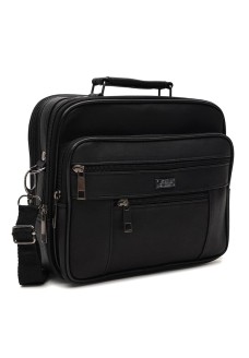 Мужская сумка кожаная с ручкой JZ SB-JZT13Y.BÜYÜK-black