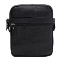 Мужская сумка кожаная JZ SB-JZK1266-3bl-black