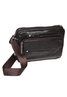 Мужская кожаная сумка горизонтальная JZ SB-JZK1010-brown