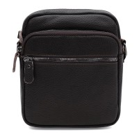 Мужская сумка кожаная JZ SB-JZK19803-1br-brown