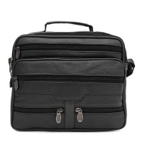 Мужская сумка кожаная JZ SB-JZK16687-3-black