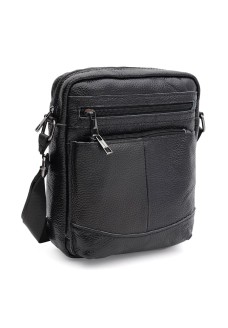Мужская сумка кожаная JZ SB-JZK1133bl-black