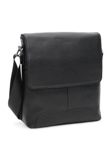 Мужская кожаная сумка с клапаном JZ SB-JZK198089-black