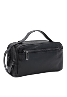 Мужская сумка кожаная JZ SB-JZK166030bl-black