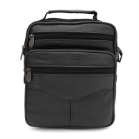 Мужская сумка кожаная JZ SB-JZK16681-2bl-black