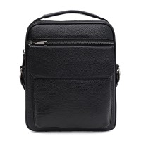 Мужская сумка кожаная JZ SB-JZK166393bl-black