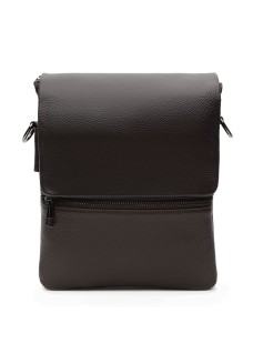 Чоловіча шкіряна сумка з клапаном JZ SB-JZk12056br-коричневий