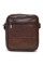 Шкіряна сумка через плече JZ SB-JZK19970br - коричнева для чоловіка