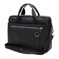 Мужская кожаная сумка JZ SB-JZK11117-black
