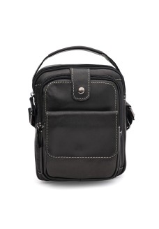Мужская сумка кожаная JZ SB-JZK1336bl-black